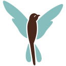 Julie Lafarge_Logo icone 1_Marron & Bleu